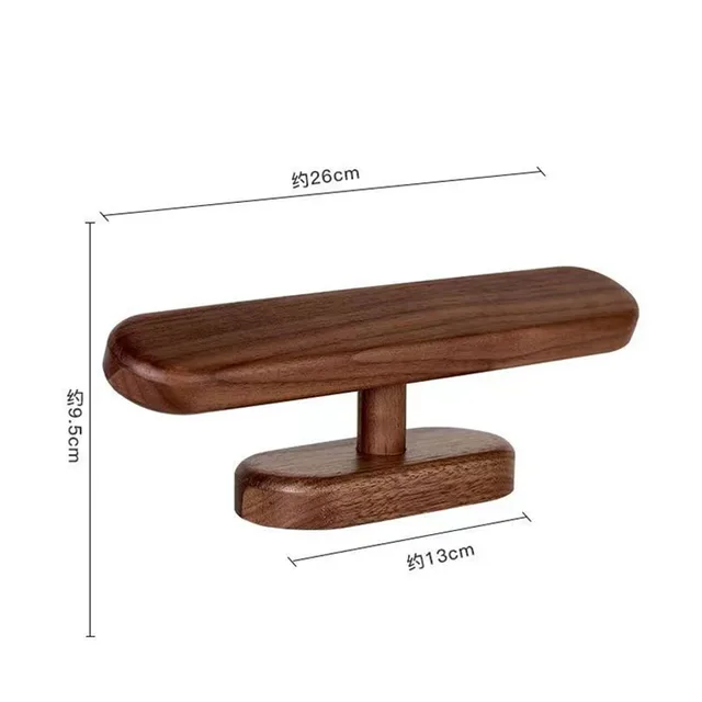 Walnut Watch Bracket Display Holder Jewelry Bracket Chain Anklets Hanger Stand Racks Organizer For Counter Shows Shop Selling 2
