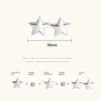 1pair Five Star Waist Buckle Detachable Pant Clips Jeans Button Snaps Simple Adjustable No Sewing Waistband Clothing Accessories - Image 6