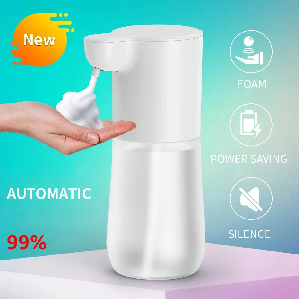 Soap Dispenser Automatic Sensor Foam Dispenser Touchless Type-C Charging Capacity Smart Liquid Soap Dispenser Infrared Sensor Soap