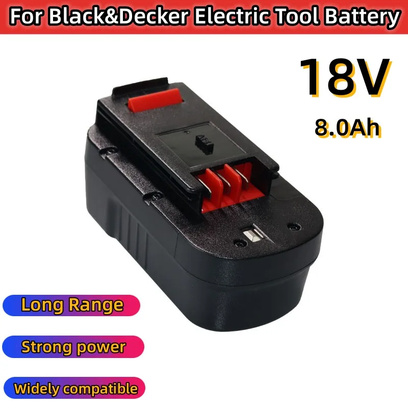 Battery for Black & Decker BD18PSK, Bdgl1800, NST1810, NST2118, NSW18, PS182KB, PS18K2, Ss18, XTC183BK, XTC18BK