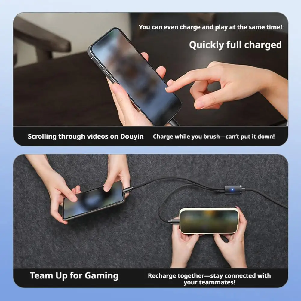 100W USB?A to USB?C 고속 충전 케이블 고내구성 코드, 고속 데이터 전송, 산화 방지 안정적인 연결