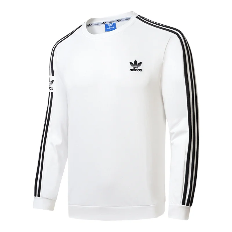 Hoodies Adidas Men Leisure Long Sleeves Fit and Regular Style Stereoscopic Cutting Design Round Neck Sweatshirt Winter Sweatshirt Men Women Hoodies