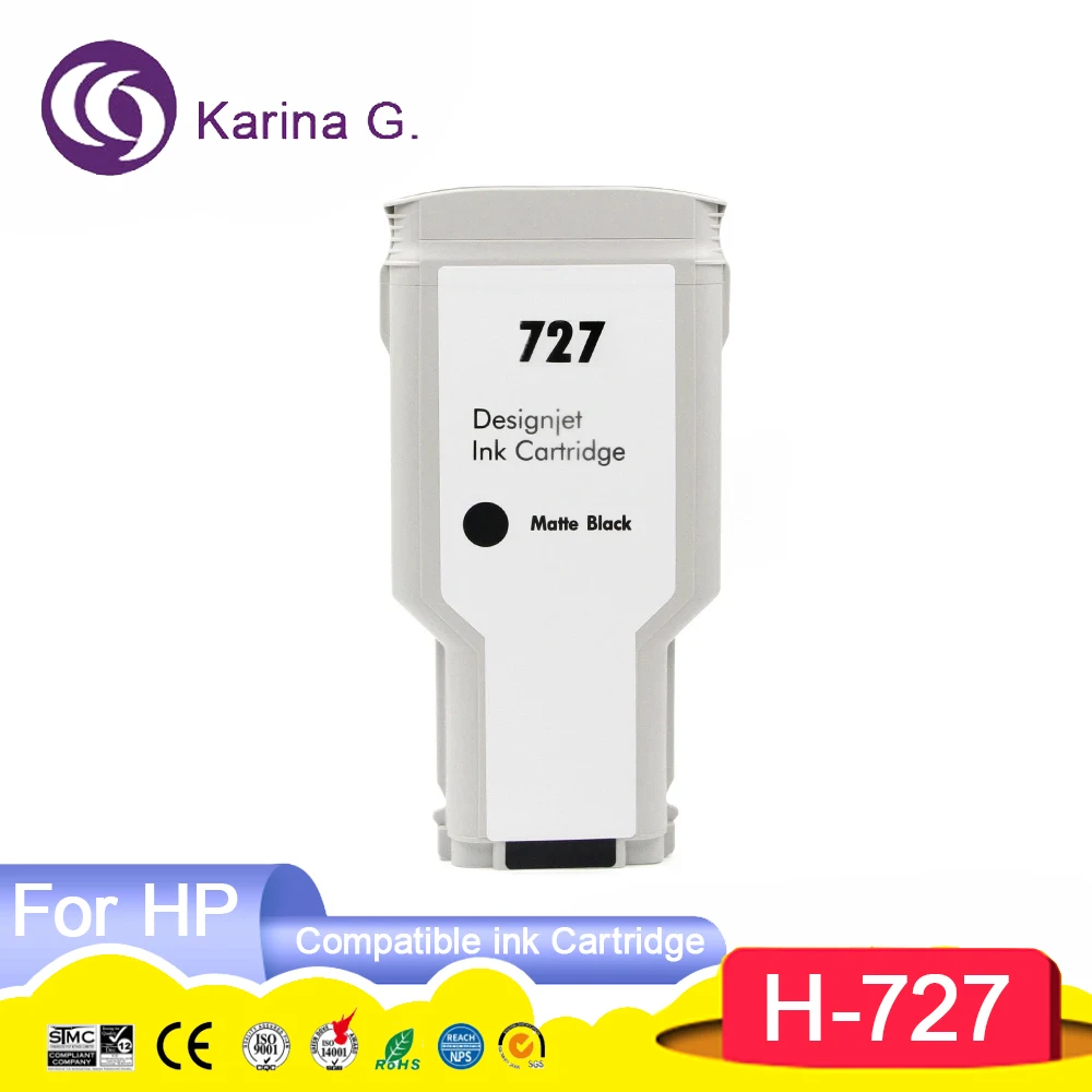 727 Premium Compatible Color Tintas Inkjet Reman Ink Cartridge for 727 Designje