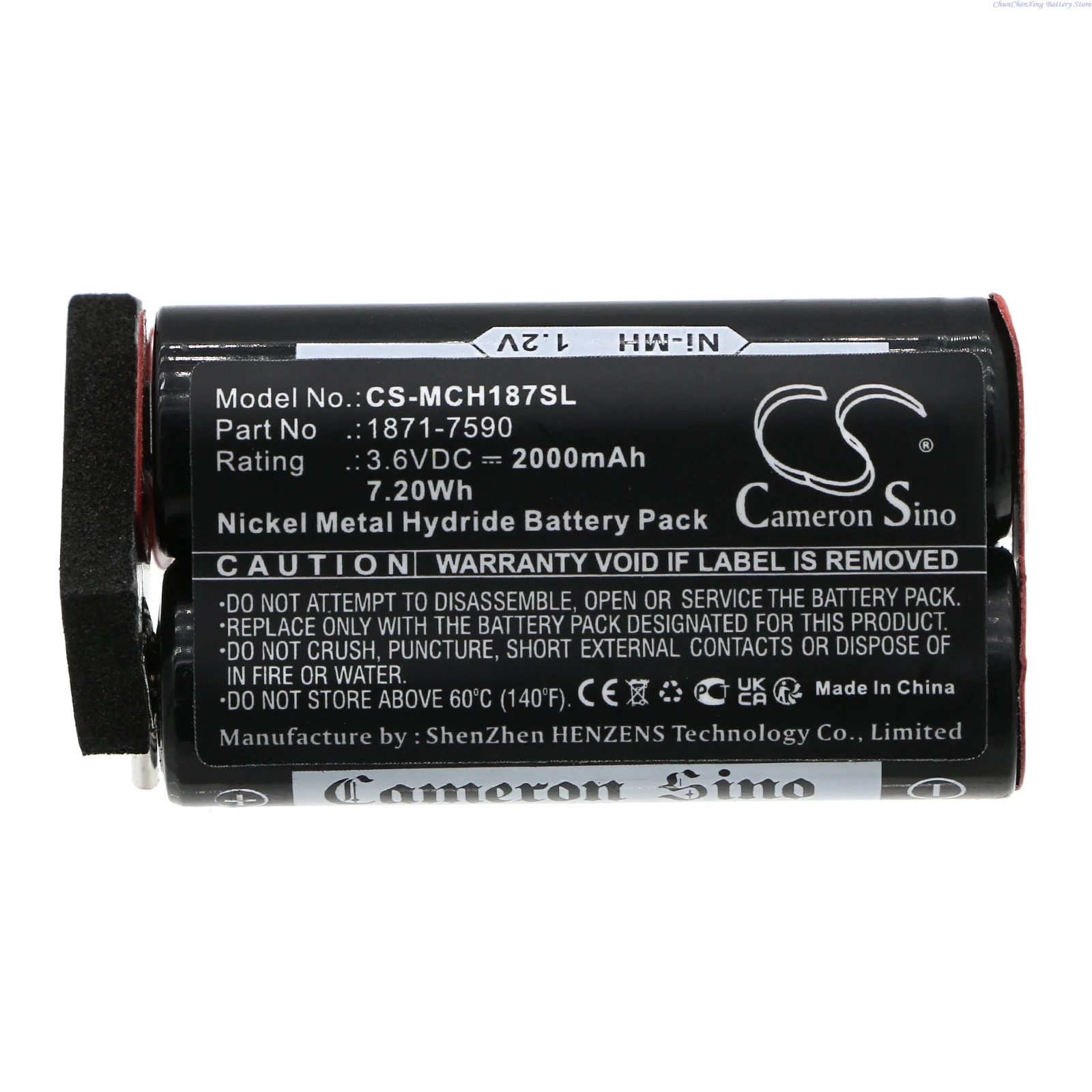 CS 2000mAh Shaver Battery 1871-7590 for Moser ChromStyle 1871 Wella Academy ChromStyle Super Cordless 1872 clipper +TOOL Rechargeable Battery