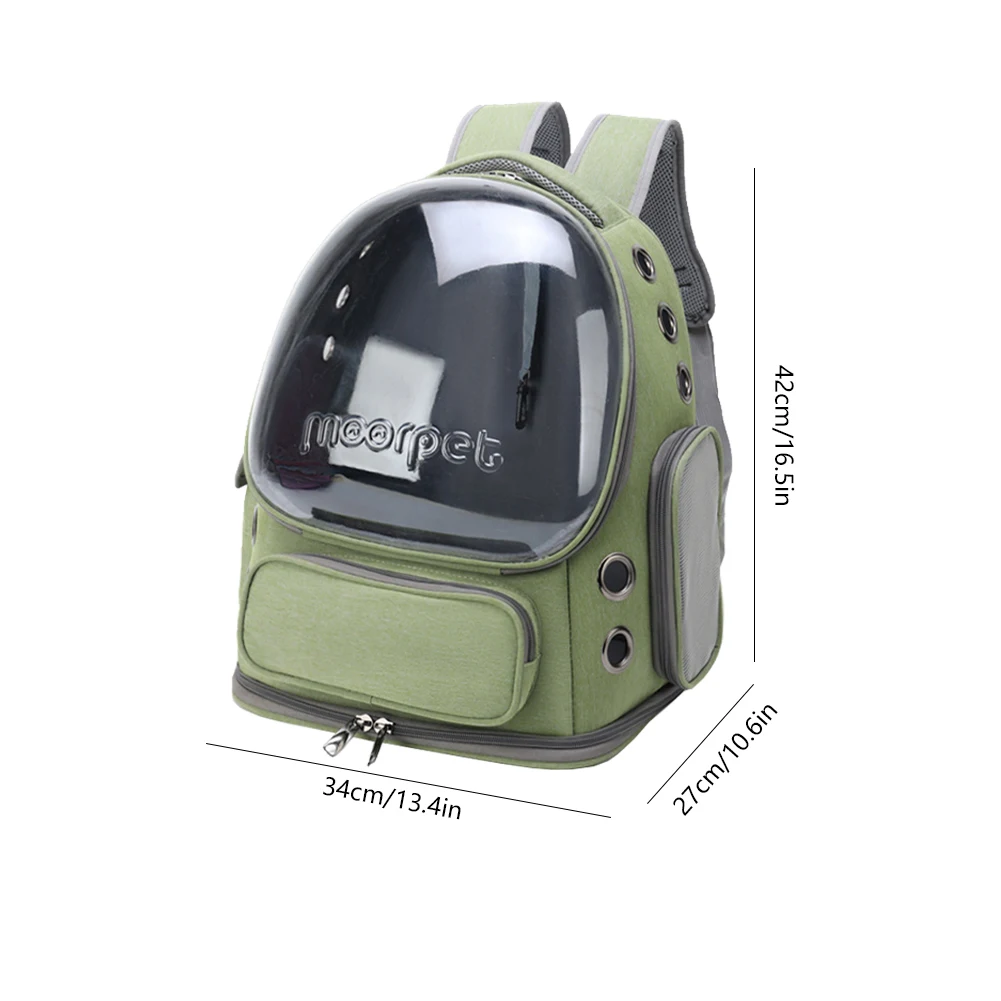 Title 11, Breathable Cat Dog Backpack Oxford Cloth Pet Ca...