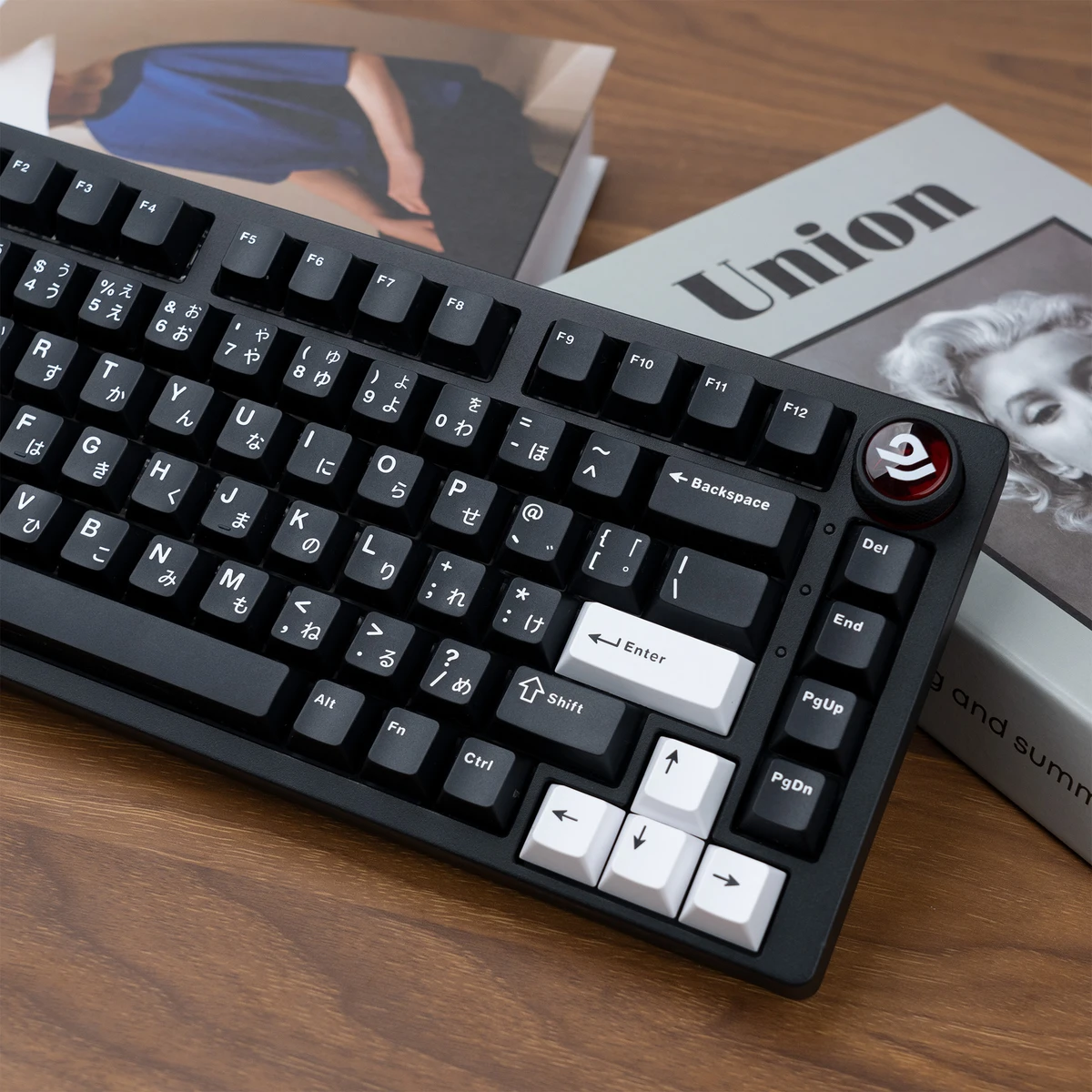 XVX Cherry Profile Keycaps Japanese Layout JIS Black PBT Keycap Not Shine Through Mechanical Keyboard Double Shot Keycap 153 Key — view 4
