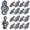 20 Pcs Cute Small Erasers Music Note Pencils for Kids Mini Bulk Students Classroom Symbol 5