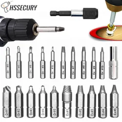 33 pces danificado parafuso extrator broca conjunto descascado parafuso para parafuso quebrado extrator all purpose com ferramentas conjunto facilmente tirar