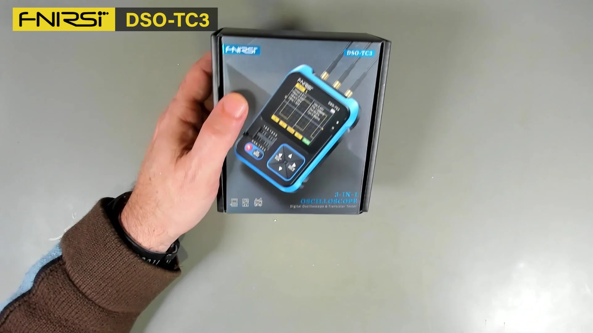 FNIRSI DSO-TC3 3in1 Digital Oscilloscope Transistor Tester Function Signal Generator With 24 Inch Tft Display I549589599