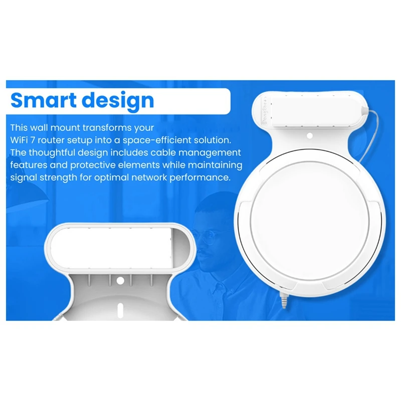 Router Wall Mount For TP-Link Deco BE23/BE25/BE3600/BE5000 Wifi 7 Wall Mount Home Wifi System 2Pcs