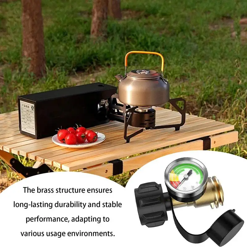 new Propane Levels Indicator Portable Metal LP Tank Gauge Propane Meter Heavy Duty Pressure Gauge Propane Cylinder Gauges