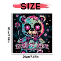 Zombie Bear Coloring Book for Adults - 24 Pages of Cute Bear Cub Illustrations for Relaxation and Creative Expression 2