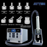 ATTEN ST-862D Lead-free Hot Air Gun Soldering Station Intelligent Digital Display 1000W Rework Station for PCB Chip Repair 1000W 1