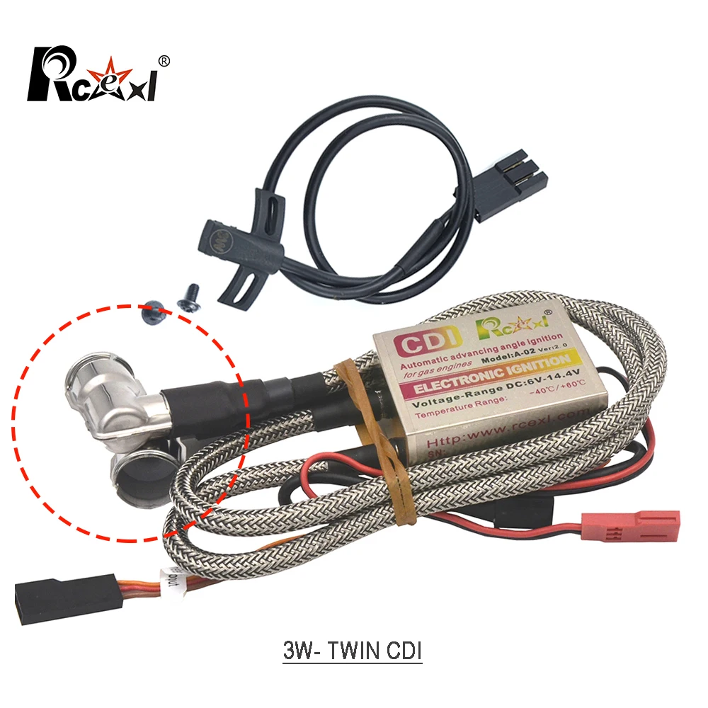 Rcexl LV Type Twin Cylinders CDI Ignition Igniter ME8 ME-8 CM6 CM-6 (6V-12V  A-02 Series) for V & Line Type Engines - AliExpress