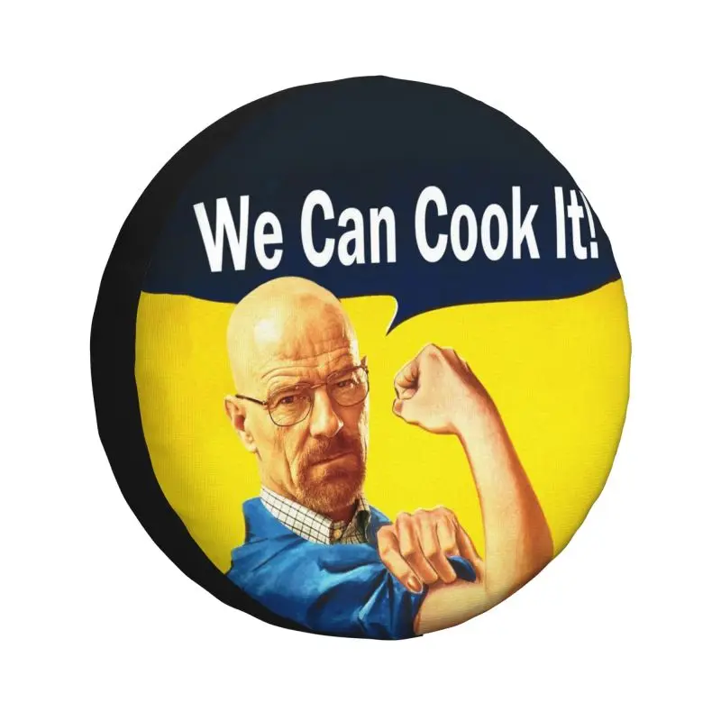 

Walter White Spare Wheel Tire Cover for Prado Pajero Wrangler Breaking Bad Heisenberg TV Jeep RV SUV Trailer Vehicle Accessories