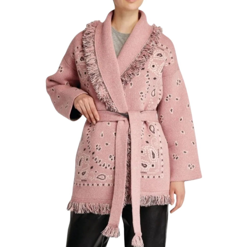 2025 Winter Women's Cashmere Wool Long Cardigan – Oversize