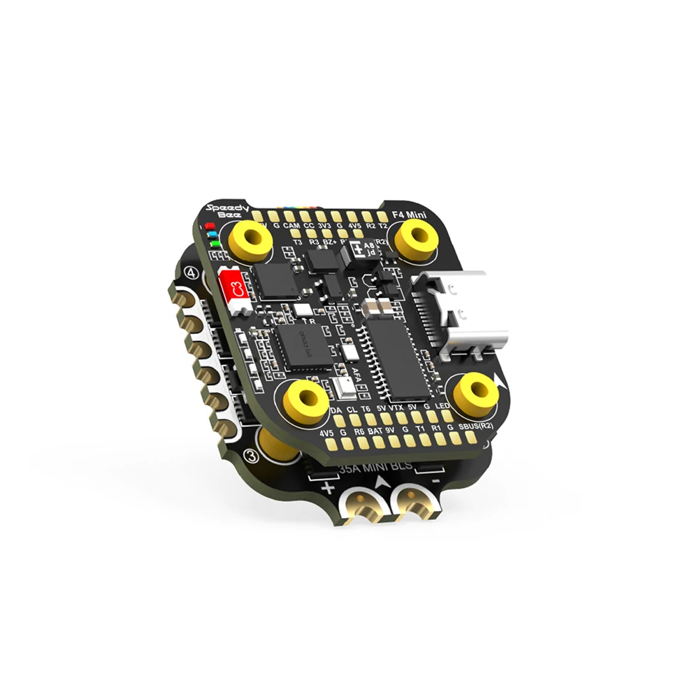 SpeedyBee F405 Mini BLS 35A 20x20 Stack F405 Mini Flight Controller BLS 35A Mini V2 4-in-1 BLHeli_S J-H-40 ESC FPV Free Racing thumbnail 2