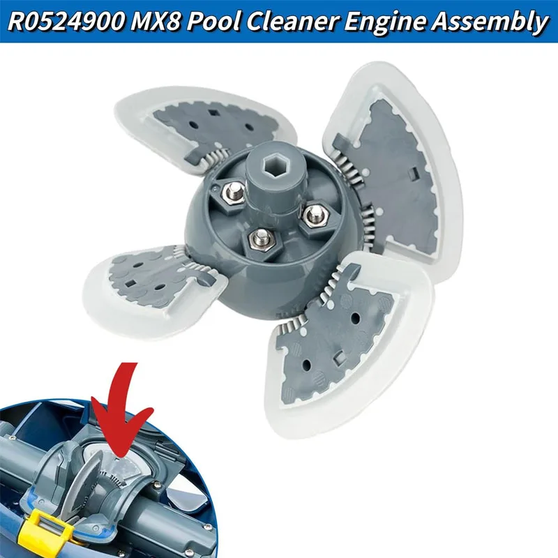 

Набор для сборки двигателя R0524900, для сборки двигателя, совместим со зодиаком MX8, MX8EL, Elite, автоматическое всасывание, боковой пылесос для бассейна