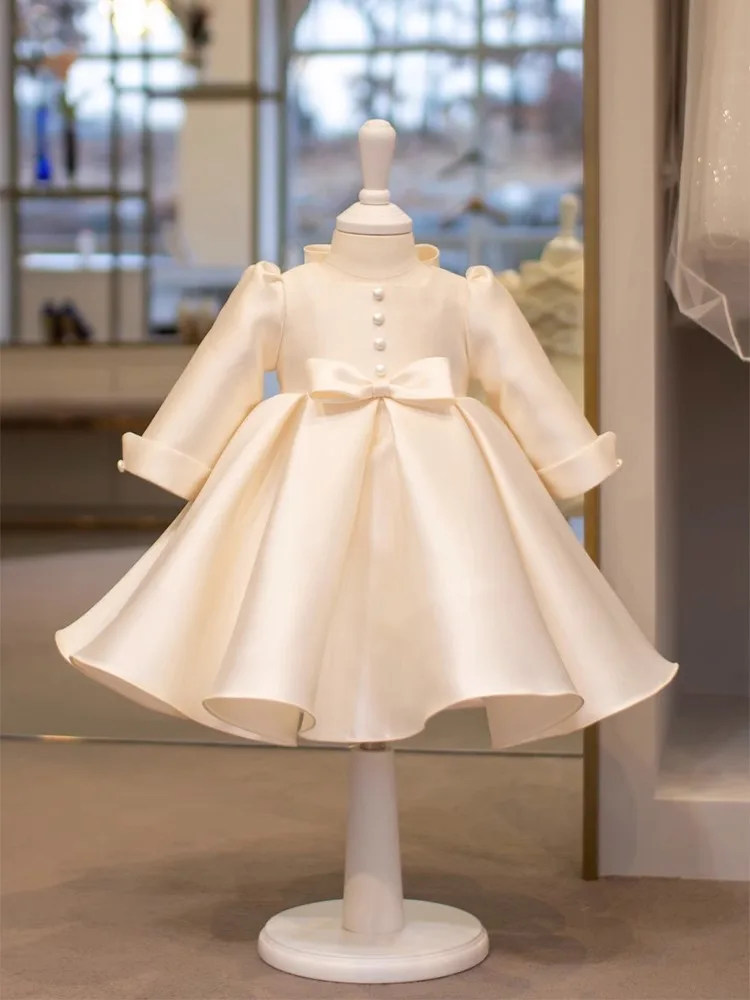 Vestido Princesa Bebê Recém-Nascido - Tule Com Laço E Faixa Cabeça