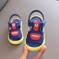 Summer Baby Boys Girls Sandals Summer Solid Color Soft Soled Anti-Slip Casual Shoes Children Kids Beach Sandals 3