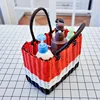 Handmade Wicker Shopping Basket Home Vegetable Fruit Packing Picnic Storage Basket Garden Imitating Rattan Woven Flower Basket 3