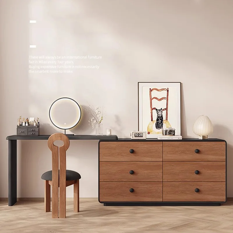 

Bedroom Luxury Dressing Table Hollywood Mirror European Drawer Dressing Table Led Light Organizer Comoda Pra Quarto Furniture