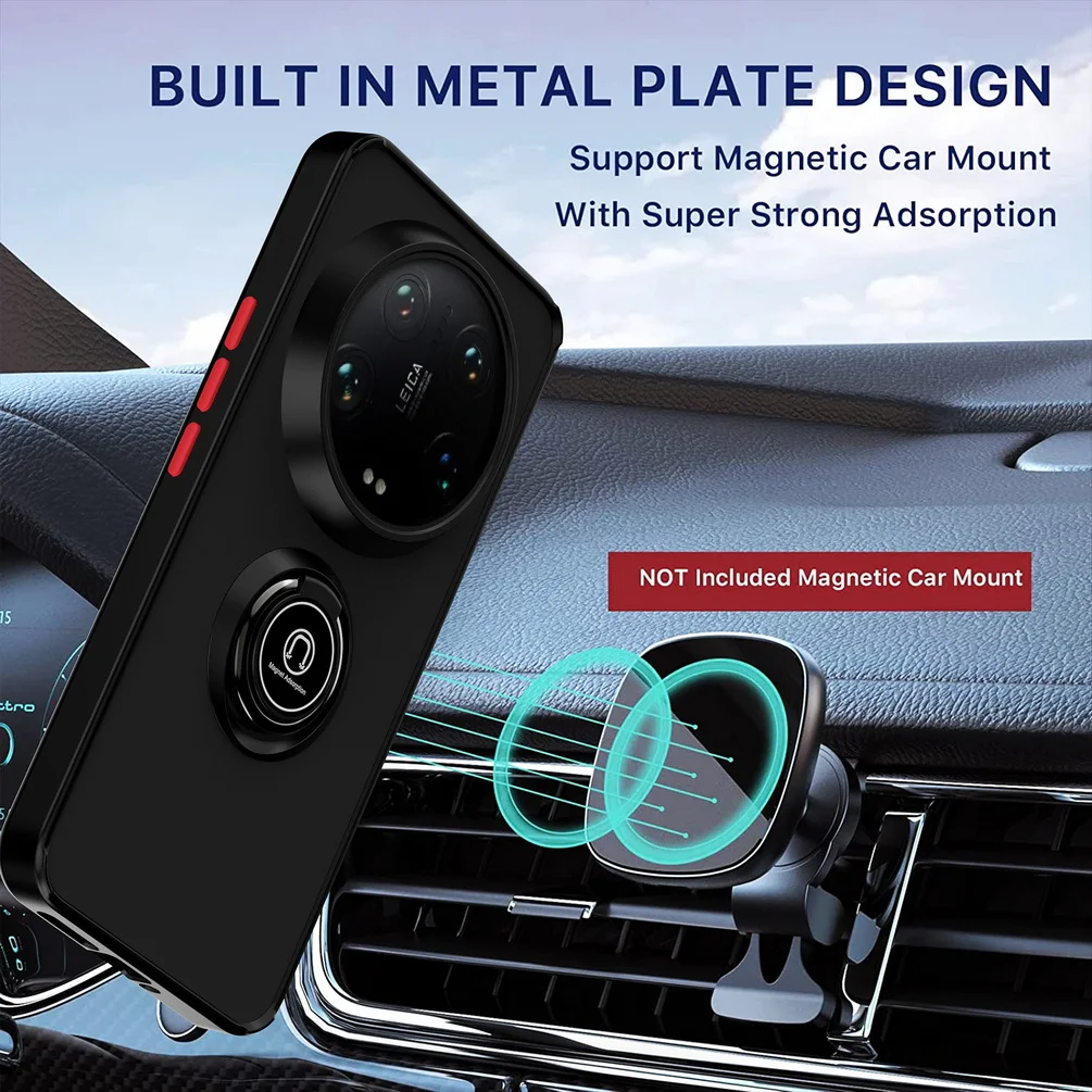 Rotatable Finger Ring Car Holder Phone Case with Bracket
