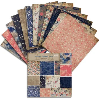 Vintage Japanese Style Craft Paper Pad Set 1
