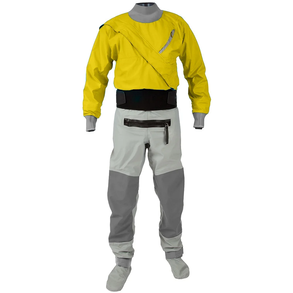 Kayak Dry Suits for Men, Latex Cuff Gasket on Neck and Wrist, Fully Seal Recommended Padding, D19, 2023 4