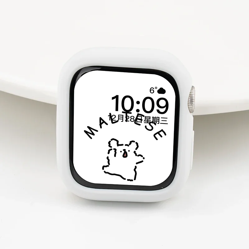 Stylish Candy Silicone Protective Case for Smartwatch - Cute and Durable Bumper Cover