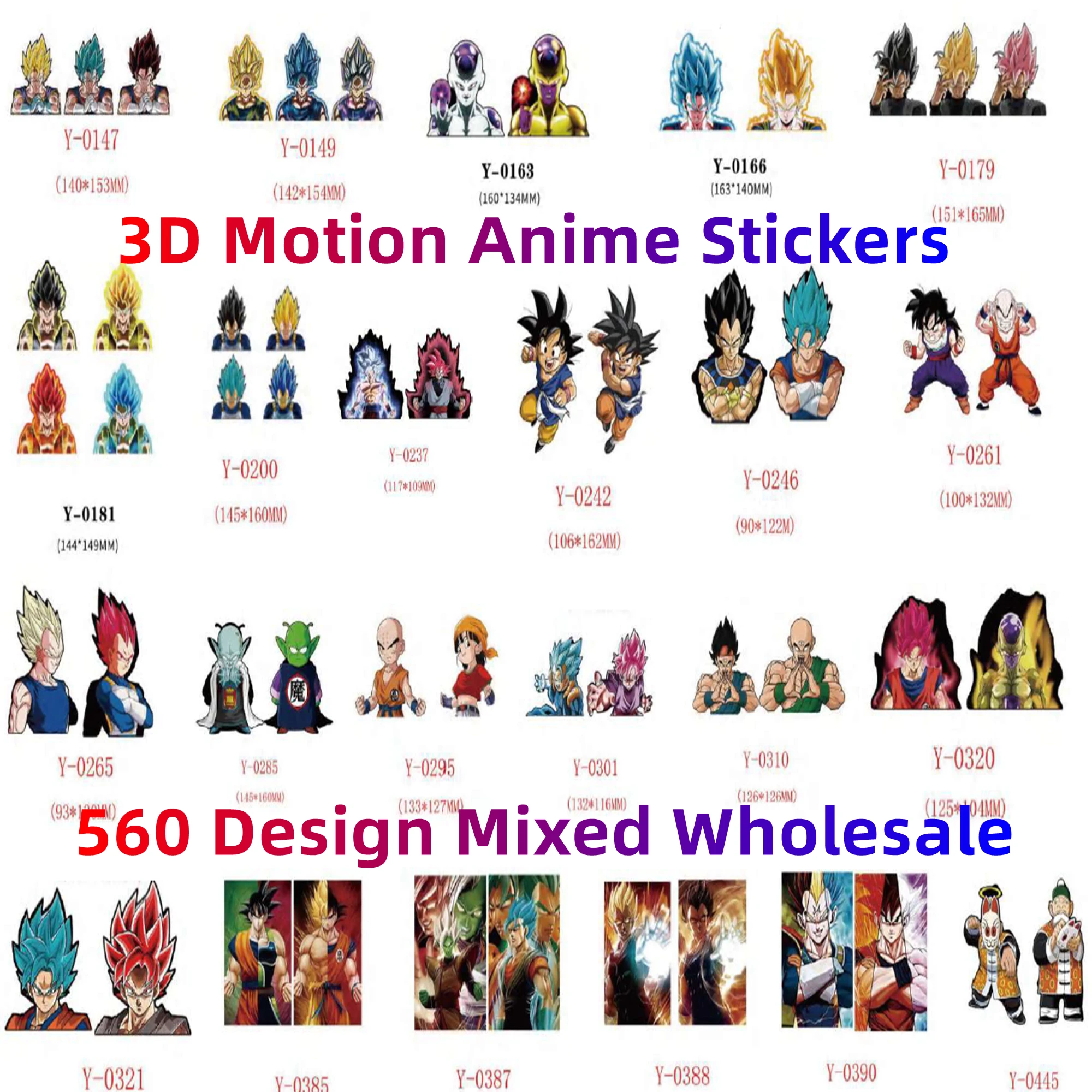 Pegatinas de movimiento 3d anime Dragon Ball Z, adhesivo impermeable para  coche, Peeker 3D, cambio de holografía Lenticular, Goku, Vegeta, regalo| |  - AliExpress