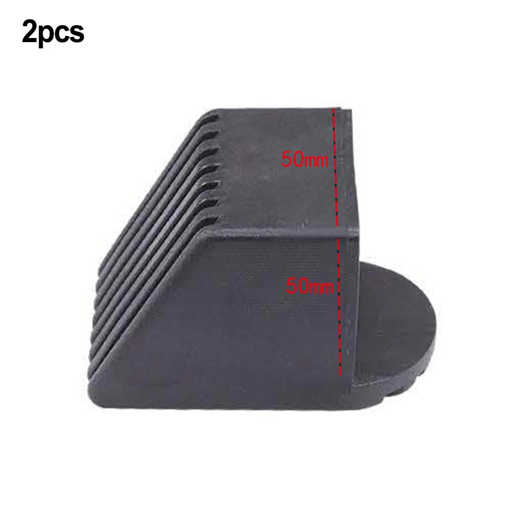 Fitness Equipment Rubber End Caps - Floor Protectors & Gym Accessories (Set of 2)