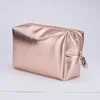 Simple Shiny Sequins gold wallet Cosmetic Handbag Makeup Bag Portable Women Toiletries Skincare Storage Bag Organizer Pouch 4