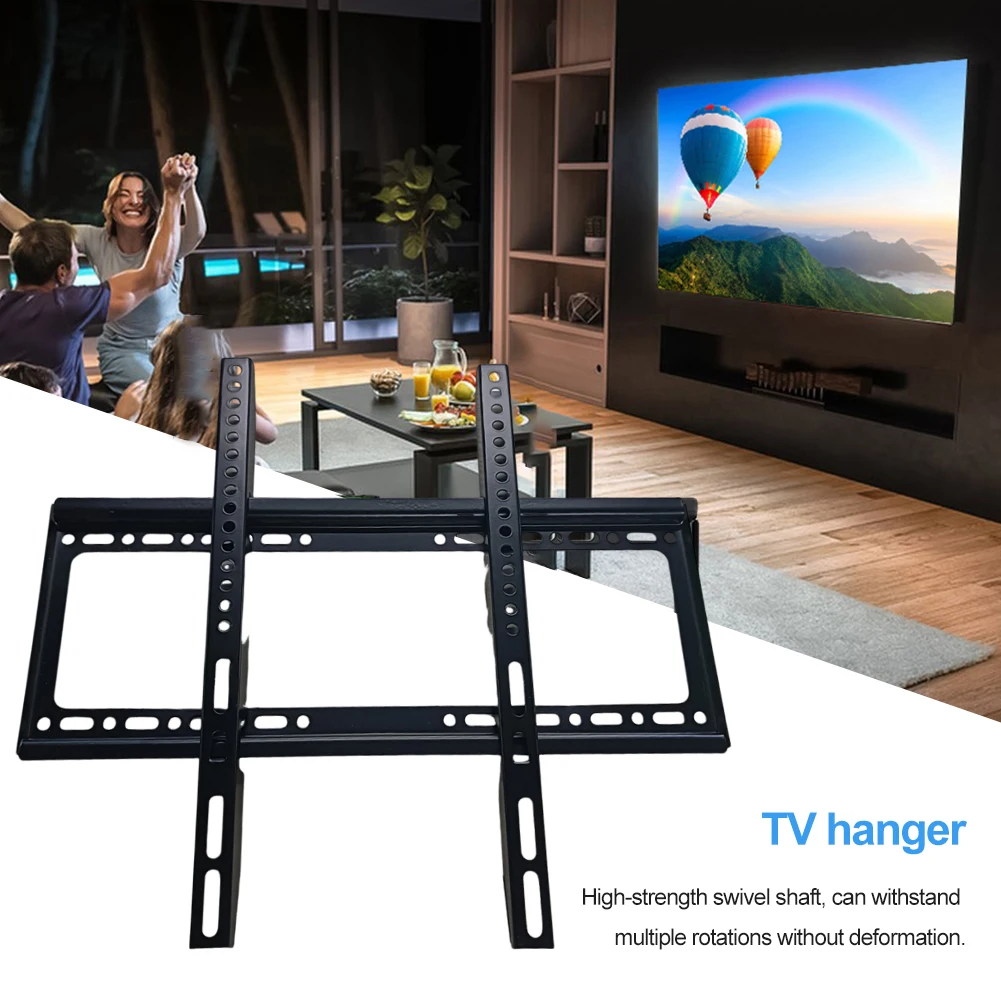 LCD LED 모니터용 평면 패널 TV 프레임, 범용 텔레비전 장착 거치대, 레벨 로우 프로파일 평면 TV 벽 마운트, 26-63 인치