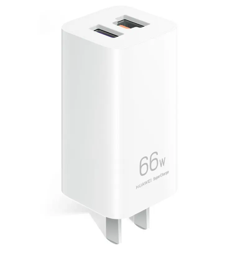 HUAWEI-갈륨 질화물 과급 충전기, GaN Max 66W, Huawei Mate40 Mate30Pro P40 호환, SCP/FCP/PD3.0/PPS