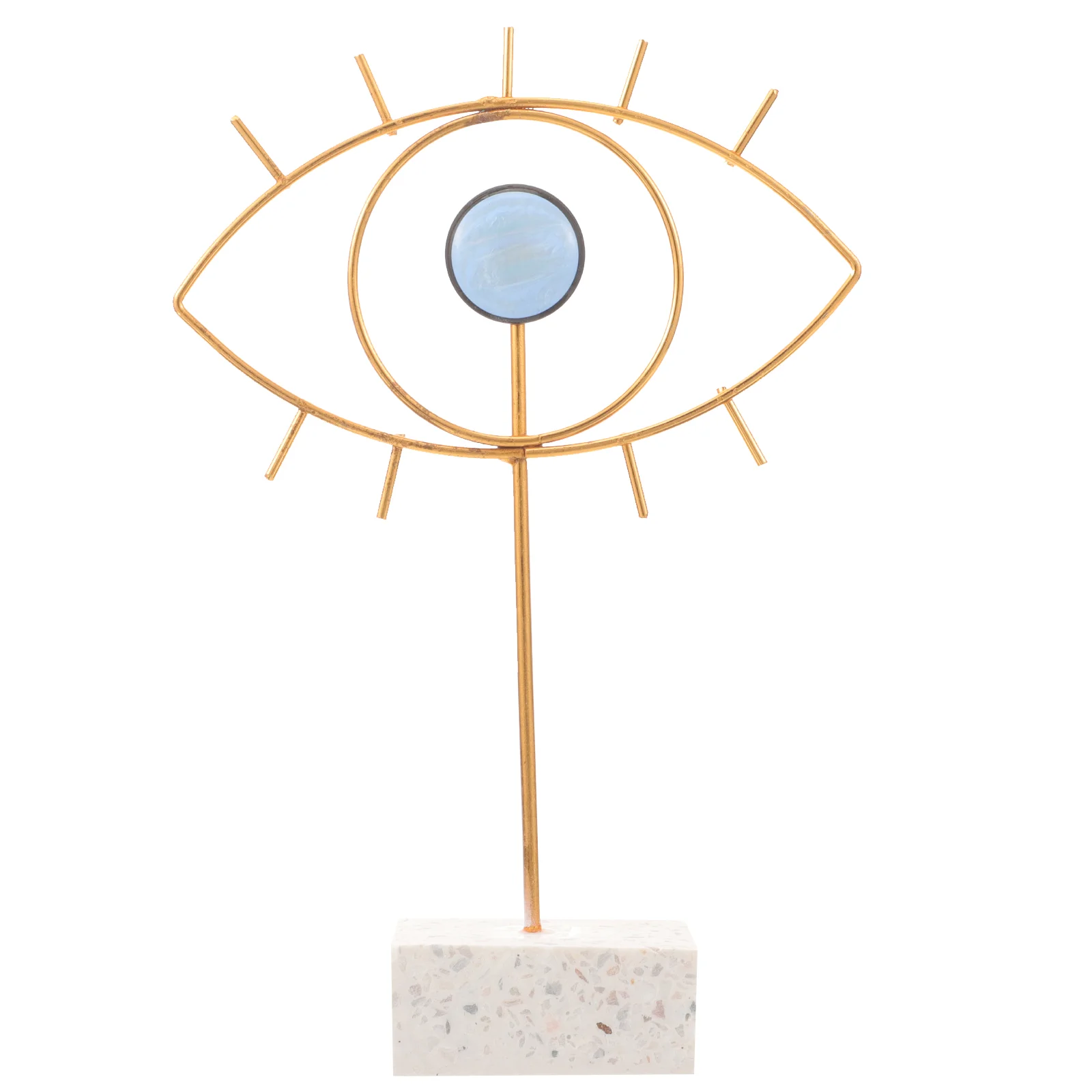 

Eye Ornaments Metal Leaf Wall Boho Decorations Ironwork Adornment Sculpture