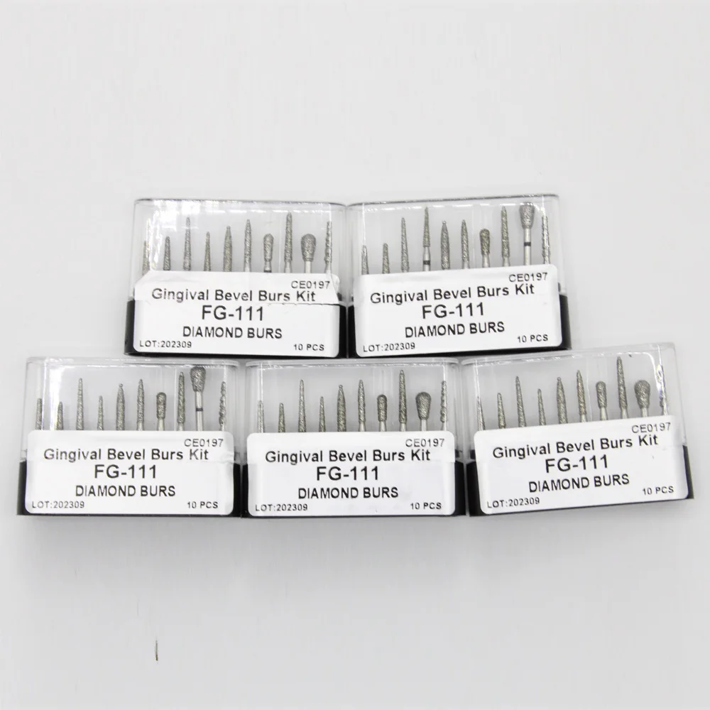 Рисунок 4 - 5 коробок, Стоматологические алмазные сверла AG