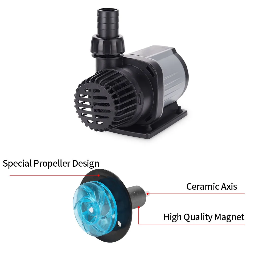 DC Water Pump Frequency Conversion Submersible Pump Fish Tank Water Flow Adjustable Energy-Saving water pump aquarium water pump fish tank pump