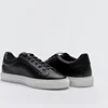 LINJER STRICKLIN Autumn New  Genuine Leather Flat Sneakers Men Multicolor Solid Color Simple All-match Basic Shoes Casual Male 3