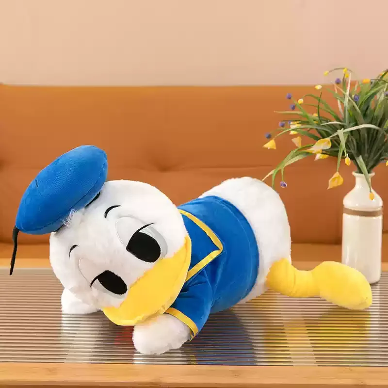 thumbnail image 1 of Muñeco de peluche de ceja enojada de la serie del 90.° aniversario del pato Donald de Disney 2024, almohada suave para dormir, lindo regalo, juguete para decoración de habitación, 1 of 5