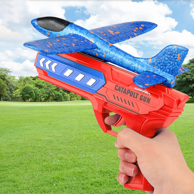 Airplane Launcher Toys Children's Foam Ejection Aircraft Toys Non Slip Foam Catapult Plane Toy With/without Light for Kid 3 Airplane Launcher Toys Children's Foam Ejection Aircraft Toys Non Slip Foam Catapult Plane Toy With/without Light for Kid 3