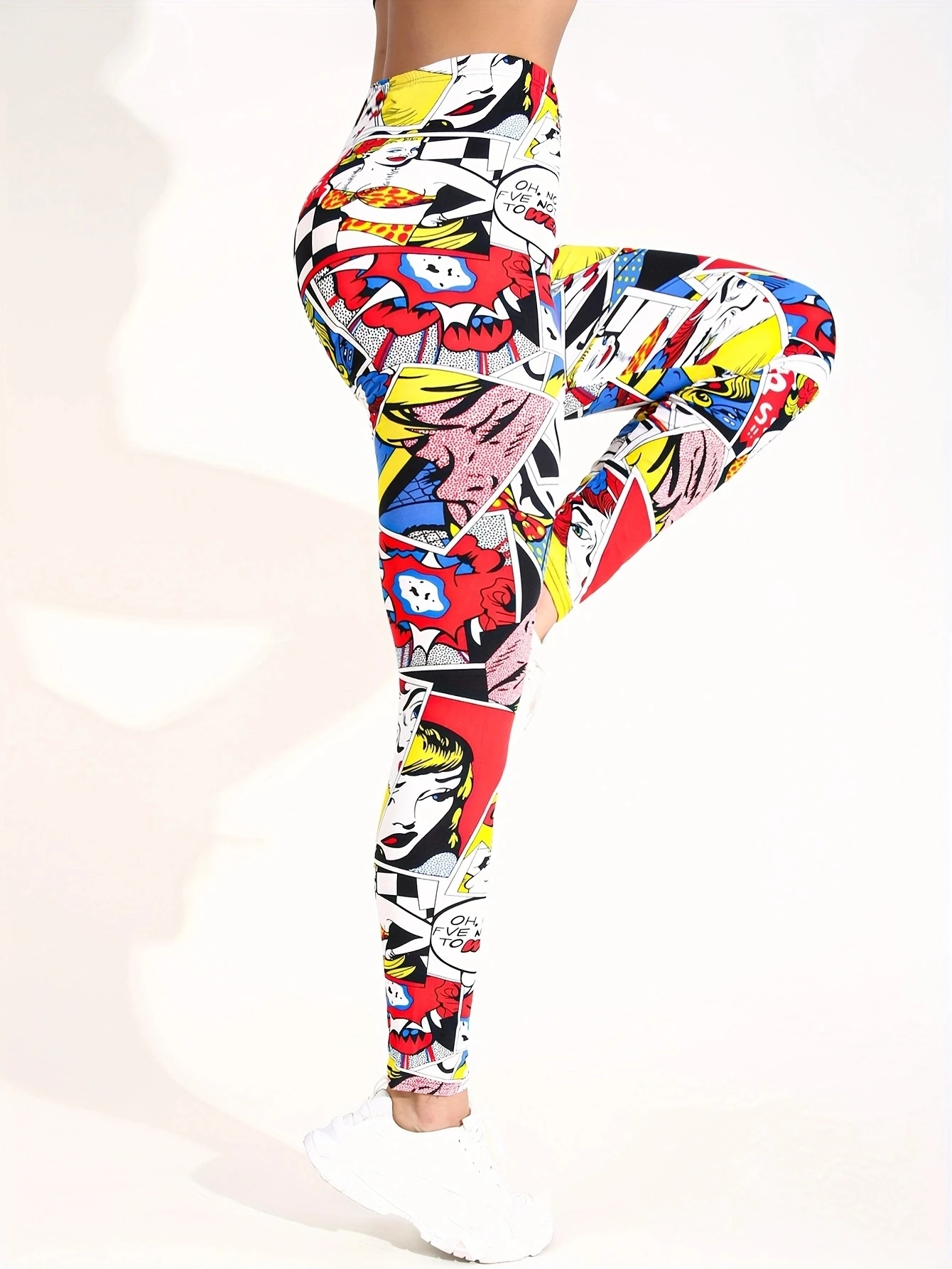 Fashion And Casual Tight Pants For Women Legging High Stretch Fitness And Yoga Pants Sexy Nine Point Pencil Pants 5