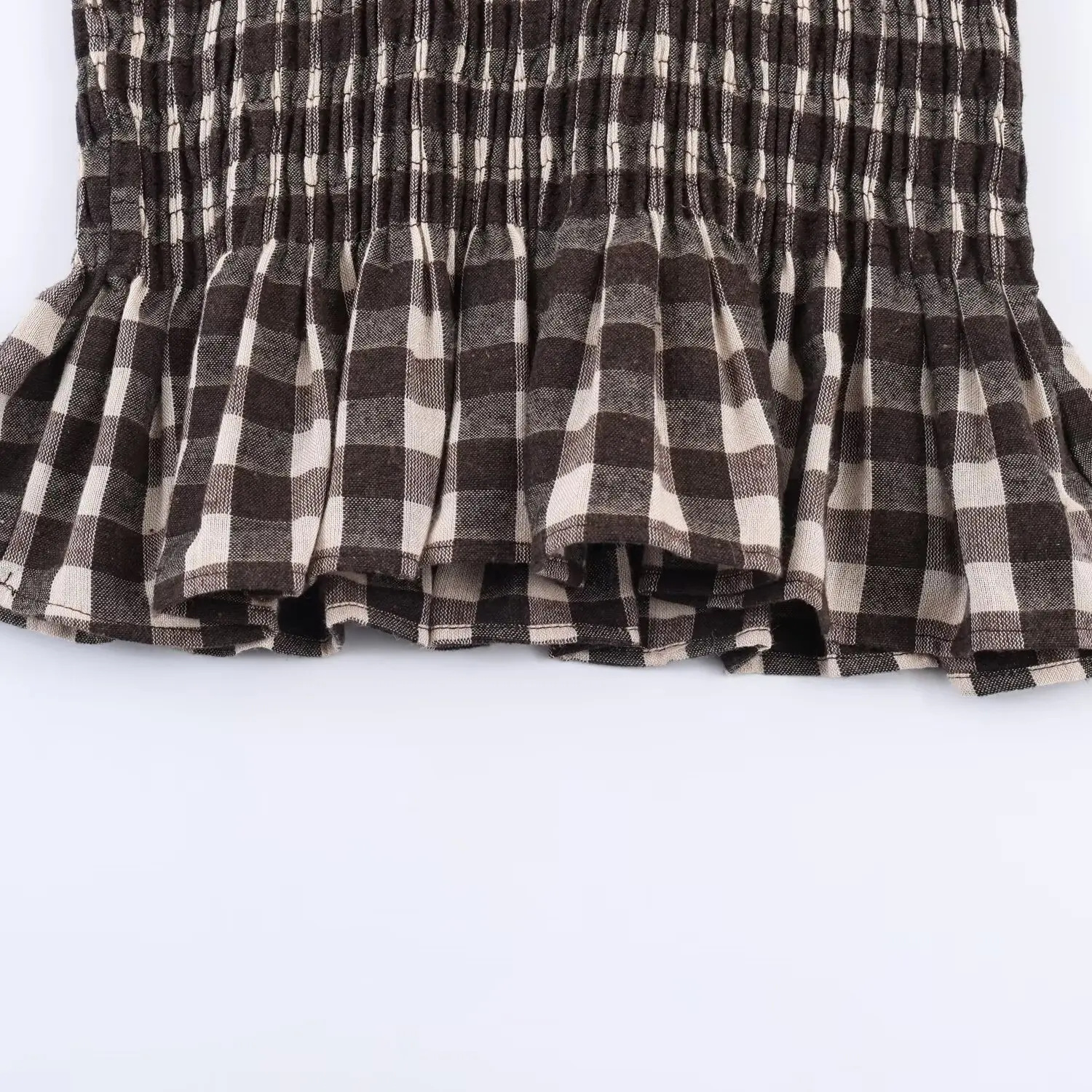 Chic Fashion Honeycomb Check Blouses for Women New Long Sleeve Women's Casual Simple Style Shirt And Blouse Woman Tops