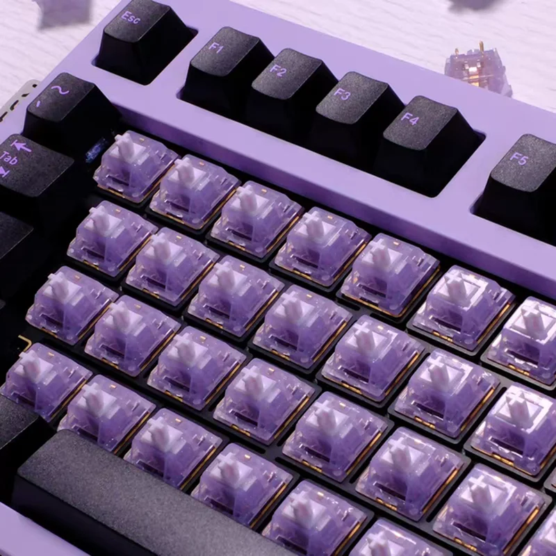 KeyGeek SU 컬러 V2 리니어 스위치 5핀 37g 45g 토키 스위치, 기계식 게이밍 키보드용 MX 스위치, PC 액세서리, 커스텀