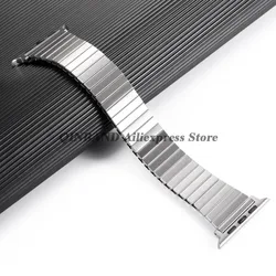 Apple Watch Expansion Elastic Stainless Steel Bracelet Band - Length about 142mm (Silver)