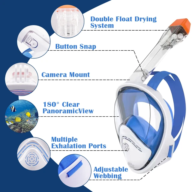 Miroir de plongée sous-marin professionnel, Portable, accessoires de  natation - AliExpress