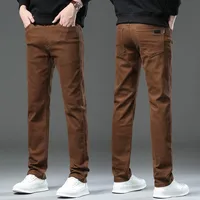 New Casual Pants Men's Straight Regular Fit Stretch Comfortable Brand High Quality New Long Trousers Business Plus Size 40 42 44 2