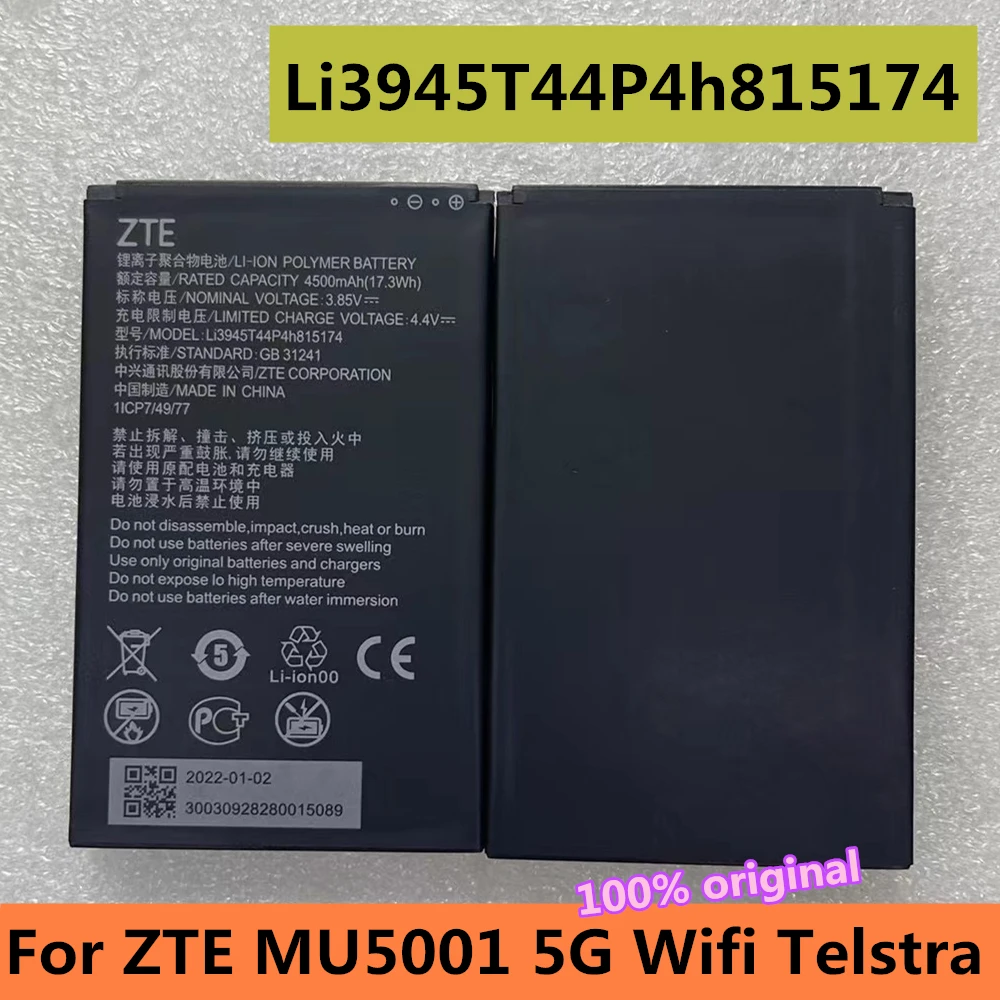 Batteria Originale 4500Mah Per Zte Mu5001 Wifi6 5G Router Wireless Wifi Portatile