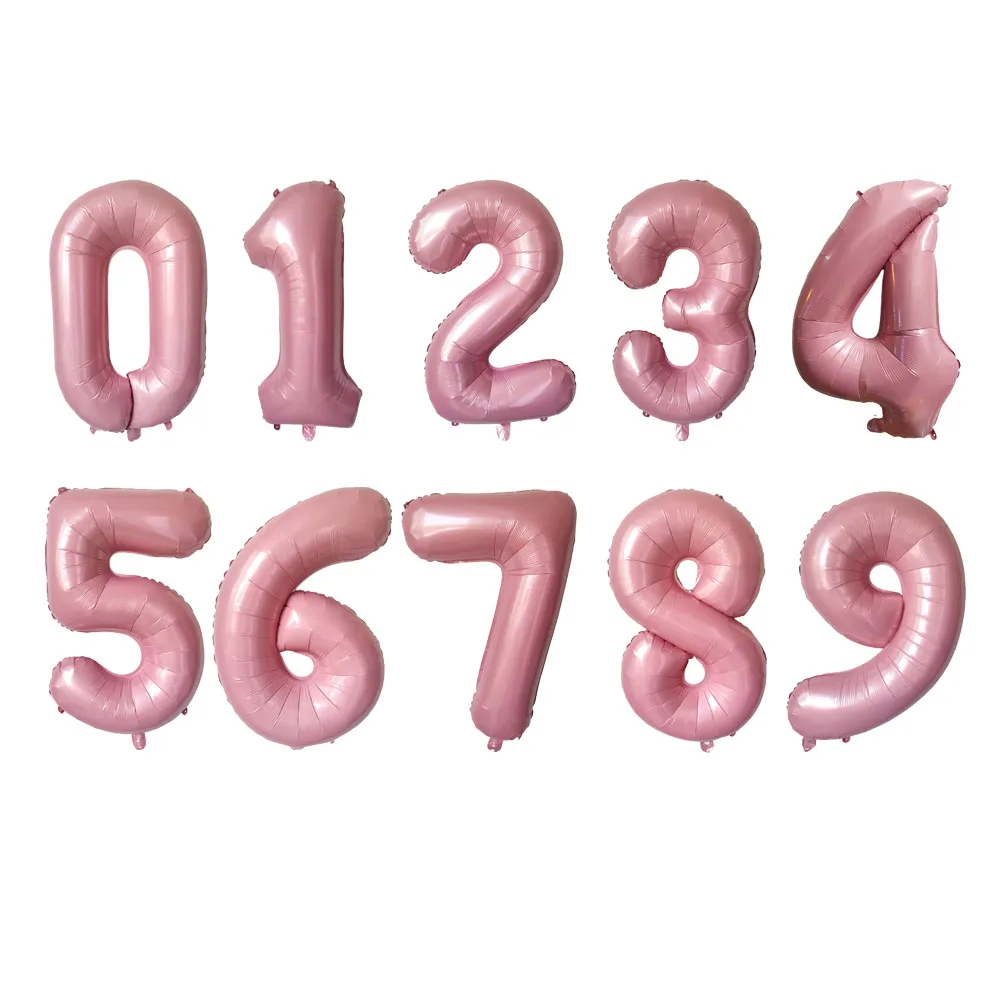 Purple Number Balloon for Kids' Birthday Celebration - 32-Inch Party Decoration