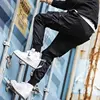 2025 New Outdoor Casual Pants Men's wear-resistant loose-fitting straight-leg multi-pocket overalls men's trousers